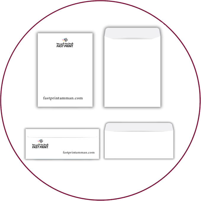 Premium Envelopes Printing Service in Jordan - Fast Print